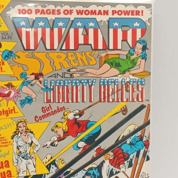 War Sirens and Liberty Belles #1 Lorne-Harvey (1991) NM 1st Print Comic Book - Picture 4 of 5